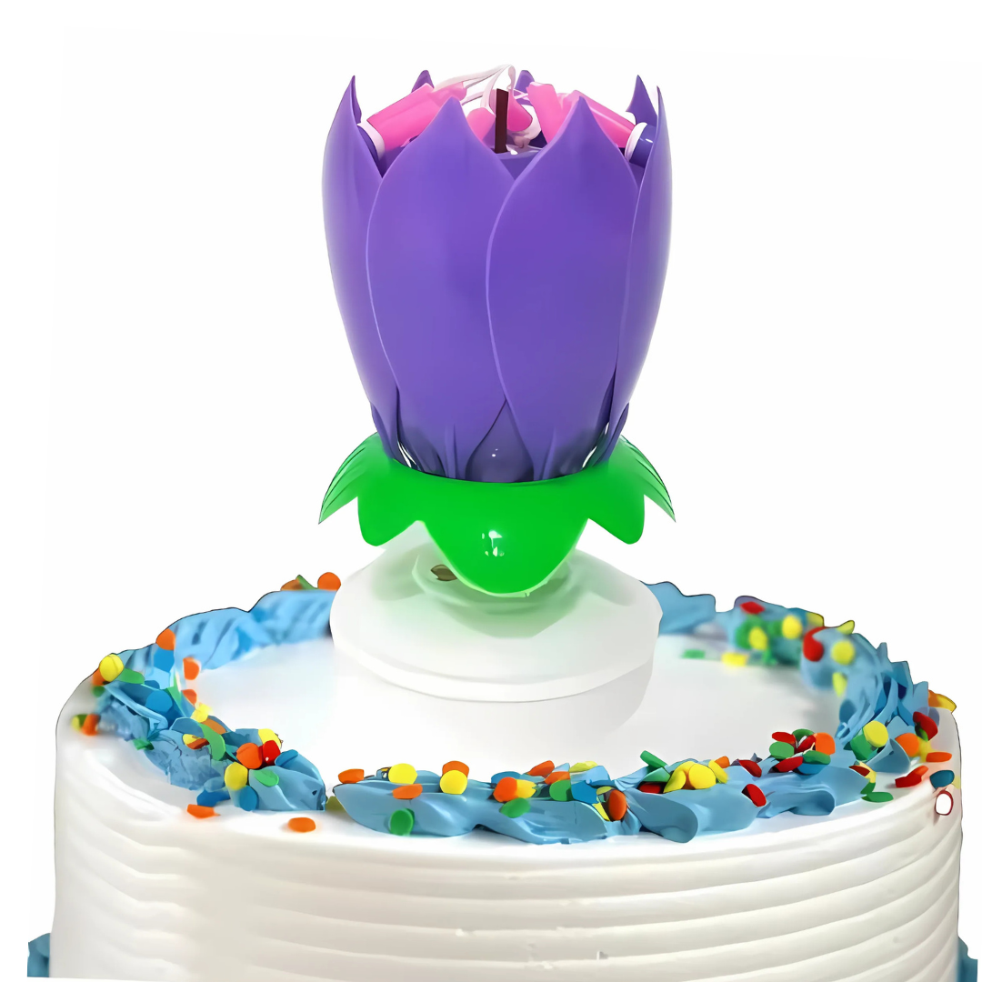 FlowerCandle 1+1 GRATIS: Magische Blumen Geburtstagskerze